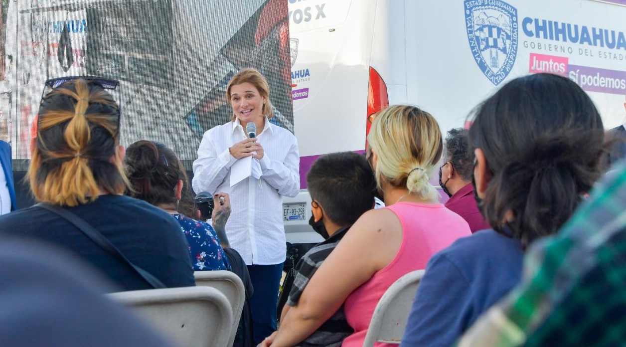 Anuncia Gobernadora el arranque de las Clínicas Móviles en Juárez
