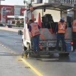 Aplicará Obras Públicas de Gobierno del Estado más de 2 mil kilómetros de pintura en avenidas principales de la capital