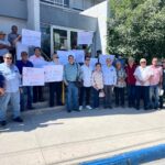 Periodistas de la APCJ se plantan en el IMSS exigiendo su edificio