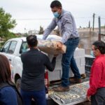 Entrega Gobierno Municipal material de construcción a familia de la Diego Lucero