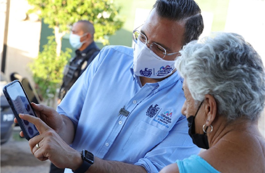 Recorre Alcalde calles de colonia Quintas Don Quijote para atender seguridad
