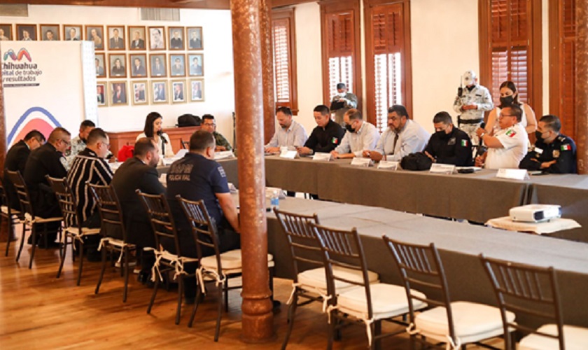 Realizan reunión semanal de la mesa regional de seguridad