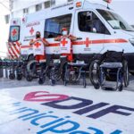 Entrega DIF Municipal sillas de ruedas y tanques de oxígeno a la Cruz Roja