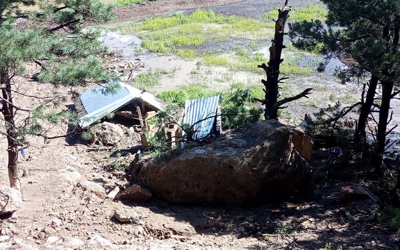 Apoya Protección Civil Estatal a la población del municipio de Cuauhtémoc tras fuertes lluvias