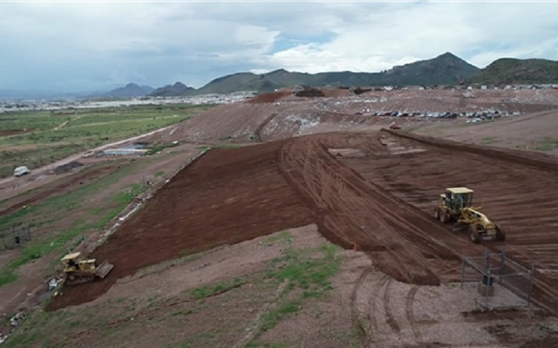 Remedia Gobierno Municipal deslaves en celda uno del Relleno Sanitario